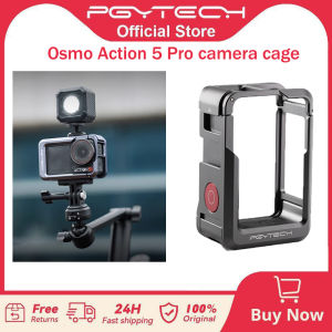 PGYTECH Action5Pro rabbit cage metal protection frame sports camera accessories action5 rabbit cage dandelion microphone fill light photography accessories