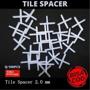Alat Pasang Keramik Tile Spacer Nat 2MM T Cross Keramik Granit Pembatas Perapi Nat Tile Leveling Perata Kramik Lantai Dinding