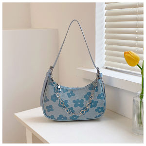 กระเป๋าสะพายข้าง สไตล์เกาหลี ใต้วงแขน สําหรับผู้หญิง กระเป๋าสะพายข้าง สไตล์เกาหลี แฟชั่นมาใหม่ มีสามสีให้เลือก