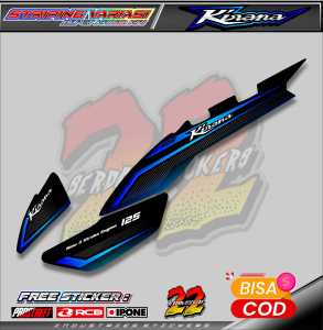 STRIPING VARIASI HONDA KIRANA 125 / STICKER LIST MOTOR KIRANA 125