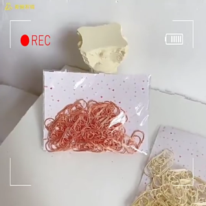 80Pcs Small Heart Paper Clip Colorful Paper Clips 20mm Small Metal Paperclips File Clip for Organizing File Paper Photo