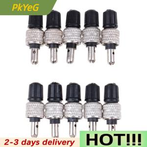 PkYeG 10Pcs Bike bicycle wheel tire valve core replacement repair