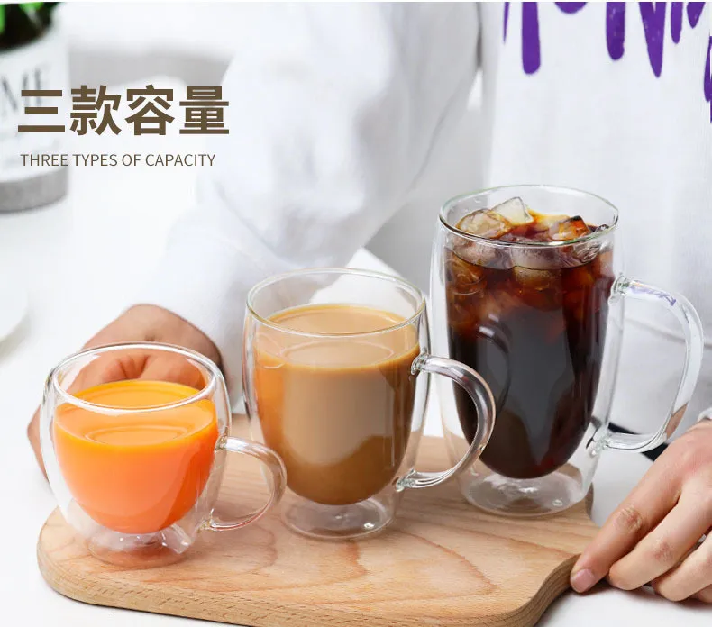 Large Double Wall Coffee Mugs 450ml, Insulated Coffee Mugs with Handle (16  oz) - Perfect for All Type of Beverage | Lazada