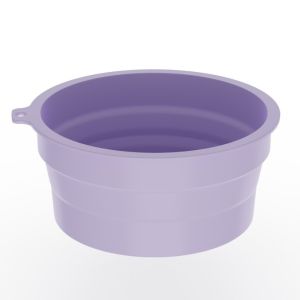 YUNAFIN แบบพับได้ ชามแช่น้ำแข็งสำหรับใบหน้า ถาดน้ำแข็งในตัว ซิลิโคน อ่างล้างหน้าสำหรับดูแลผิว ใหม่ ชามจุ่มหน้า ทรีตเมนต์ผิวหน้าสปา