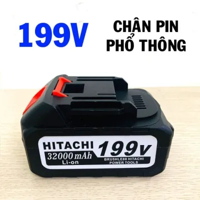 ( HÀNG CHÍNH HÃNG ) máy rửa xe mini cầm tay Máy HITACHI 199V 2 PIN 5CELL xịt rửa xe máy ô tô cầm tay PIN SẠC CỰC MẠNH áp lực cao bọt tuyết dùng gia đình DUNG LƯỢNG PIN KHỦNG BH 12 tháng