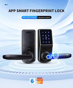 Khóa Cửa Vân Tay Thông Minh Chống Trộm 5 Cách Mở Vân tay Mật khẩu Thẻ từ Ứng dụng và chìa cơ thay thế khóa tay nắm tròn