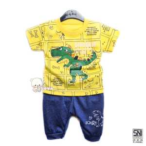 JOVA BAJU BAYI LAKI LAKI SETELAN ANAK COWO LUCU STELAN COWOK 6 12 BULAN KEREN TRENDY KEKINIAN DINO