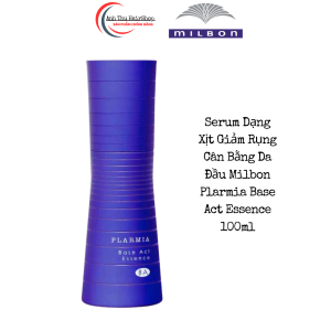 Tinh Chất Milbon Plarmia ACT Essence Dưỡng Da Đầu Chuyên Sâu Giúp Nang Tóc Khỏe Mạnh Giảm Rụng 100ml