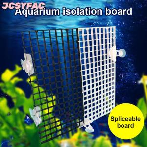 JCSYFAC Có thể tháo rời spliceable Fish Tank cô lập tấm trên bìa Net dưới bộ lọc khung lưới dưới tấm lọc chia tấm