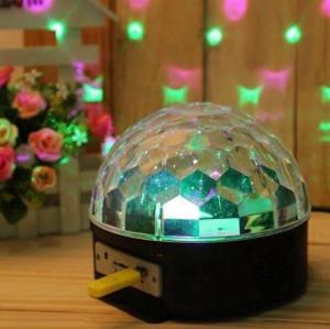 Đèn quả cầu xoay cảm ứng kết hợp loa vũ trường hỗ trợ USB thẻ nhớ