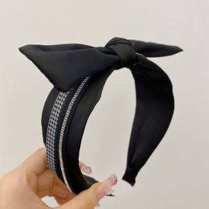 Bando Korea PREMIUM 5.5cm Pita Permata Knotted Twist Wide Brimmed Bowknot Headband BKLJ006