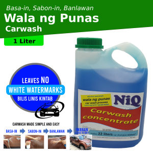 NiQ wala ng punas Carwash Concentrate 1 litro
