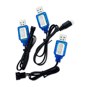 7.4V Cáp sạc USB với sm2.0 3P 4P XH 3p đầu nối phích cắm cho xe và quá tải bảo vệ