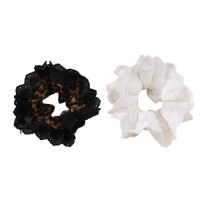 Oversized Hair Scrunchies Oversized Lace Hair Scrunchy Elastic Hairpieces Hair Rope Lady Hair Decoration