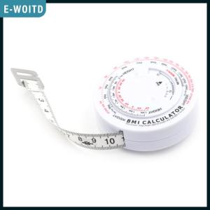 E-WOITD BMI Body Mass Index Retractable Tape 150cm Measure Calculator Diet Weight Loss Tape Measures Tools