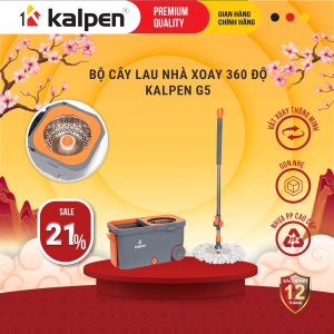 Bộ cây lau nhà xoay 360 độ Kalpen G5 hàng chính hãng