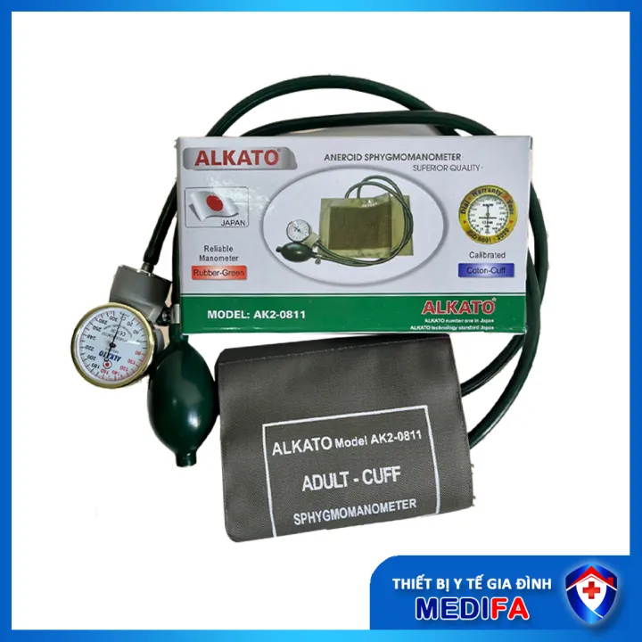 Máy Đo Huyết Áp Cơ ALKATO AK2-0811 Độ Chính Xác Cao, Vạch Chia Từ 20 ~ 300mmHg