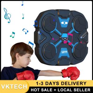 Music-Enabled Punching Bag Machine - Great for Boxing Workouts at Home for All Ages