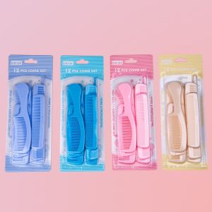 Gratis Ongkir -  Set Sisir Rambut 12 Pcs / Sisir Rambut 12 Pcs Praktis / Sisir Set 12 Pcs Ekonomis /  Set Sisir 12 Pcs Serbaguna