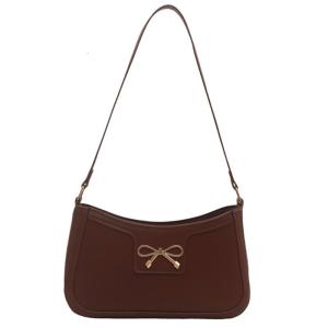 Women Underarm Bag Autumn Winter Shoulder Bag Fashion Commuting Bag Trendy Purse Bows Handbag All-matching Armpit Bag