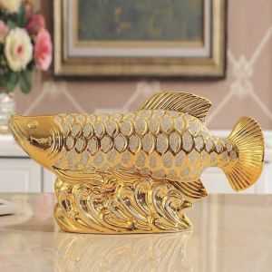 DT59-73 โมเดลปลาแอโรวานาสีทอง