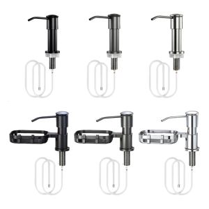 Corrosion Resistant Steel Soap Dispenser Not Leak Pump System for Sink Easy Press Pump Design Most Kitchen