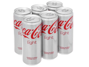Nước ngọt có ga COCACOLA light lon 320ml