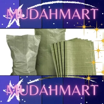 1pcs Large PP Woven Guni Bag Sand Courier Storage Plastic Gunny Sack Recycle Kurier Beg Karung Guni Besar Plastik 麻袋编织袋