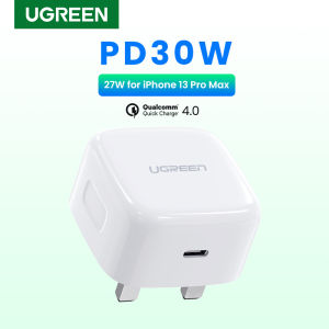 UGREEN PD 30W USB C Wall Charger - PD Fast Charger Type-C Power Adapter Compatible for MacBook Air iPhone 14 13 Pro Max iPhone 14 Plus iPhone 12 11 Pro Max SAMSUNG Galaxy S22 Ultra/S21/S20 iPad Mini/Pro Huawei Fast QC 4.0 QC 3.0 9V2A Pixel Airpods