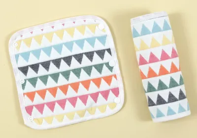 (2-pc) Baby Drool Pads (Reversible) Infant Teething Pads Baby Carrier Teething Pads Baby Sling Drool Pad Baby Drooling Pads Teething Pad