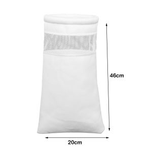 MARINI Washable Anti-over Flow Bags Anti-overflow Reusable Fish Tank Water Outlet Filter Durable High Density Aquarium Filter Wash Filter Magical Bag for Biological Filtration Clean Accessories