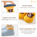 LAKOE Kaus Kaki Bayi Anti Slip Motif Hewan Kaos Kaki Lucu Baby Crew Socks 0-3th. 