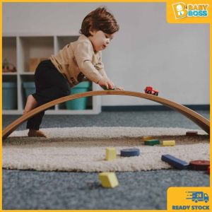 BabyBoss Wooden Balance Balancing Board Papan Imbangan Multifunctional Beam Bridge Educational Toy