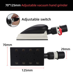 HIFESON 125mm/198mm/400mm Hand Sanding Block Dry Grinding Board Hand Abrasive Block 70mm Manual Sander Rectangular Vacuuming Car Polishing Repair Tools