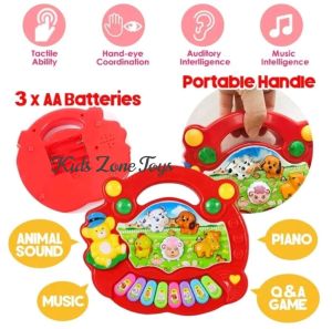 Mainan Piano Kids Anak Musical Doremi  Farm Musik  Edukasi Toys