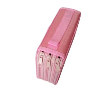 NRFYKYU 2/3/4 Layers Colored Pencil Bag 32/52/75 Holes Large Capacity Pen Pouch Portable Solid Color School Stationery Bag Office Accessories