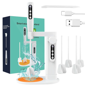 Versatile Small Resin Mixer with 5 Speed Setting Designs Portable for Smooth Epoxy Mixing and Crafts Resin Art Creation