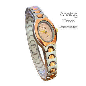Jam Tangan Fashion Wanita Anggun Aksesoris Pesta IK 1027 Starlight Steel Brown Gold