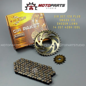 GEAR GIR SET GIR PAKET SMASH 110 LAMA SHOGUN 110 LAMA 14 35T 428H 128PLUS