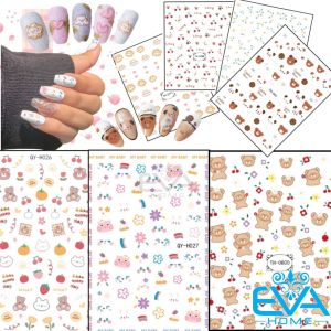 Sticker Dán Móng Tay 3D Dạng Decal Dán Móng Chống Nước TH QY DD Nails Series Hoạ Tiết Hoạt Hình Nhiều Mẫu