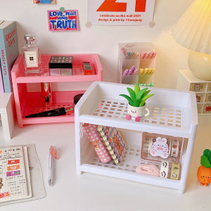 Ready Stock Ins Multi-layer Table Organizer Makeup Storage Stationery Box Kitchen Rack Desktop Organizer
