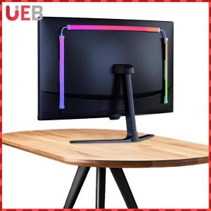 Sync RGB LED Strip Lights Multi-Purpose PC Screen Back Decor Lights Music Sync Ambient Lighting For Gaming Room Desk Decor