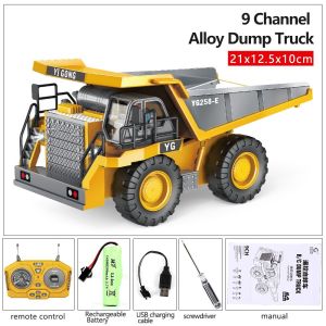 Babycolor Mainan Mobil Derek Remote Control 15 Saluran Paduan Mainan Excavator Derek Mainan Anak-anak Mainan Derek