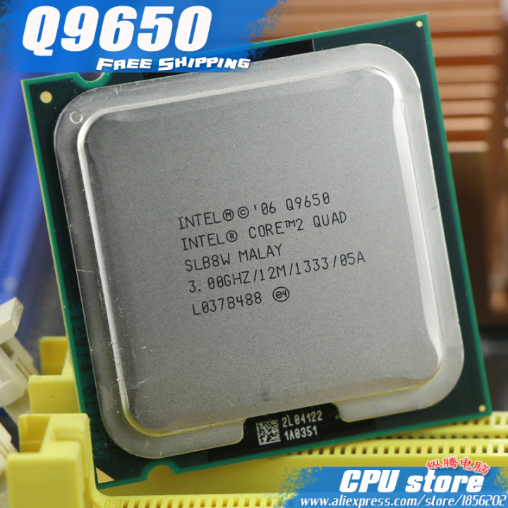 CPU Intel SK 775 Core Quad Q9650 Q9500 Q9400 Q8400 Q8300 Q6600