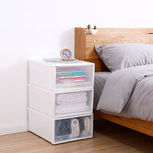 ZUOGUAN กล่องลิ้นชัก กล่องเก็บของ ลิ้นชักพลาสติก ลิ้นชักเก็บของ ของใช้ในบ้าน กล่องใส่ของ ลิ้นชัก กล่องพลาสติก ลิ้นชักเล็กๆ กล่องลิ้นชัก ก