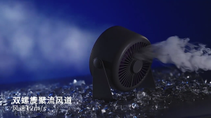6inch Quiet Powerful Fan Cooling Fan with 5 Speed Adjustable Plastic Texture Suitable for Bedroom Office and School Use