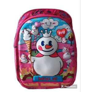 Tas Sekolah Ransel Anak Lampu LED 3D Gambar Timbul / Tas Sekolah Anak Paud TK SD