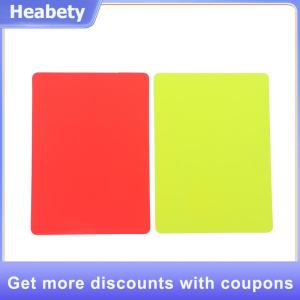 【Heabety】 1Pc Whistle + Yellow And Red Cards For Basketball Soccer Volleyball Futsal And Handball Referees Futsal