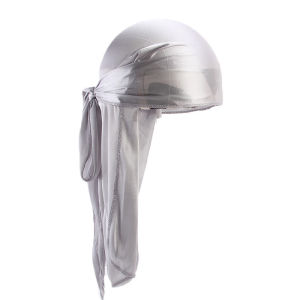 Pirate Hat Silky Durag for Men Women Headwrap Durags Headscarf Soft Cap Bandana for Hair Accessories