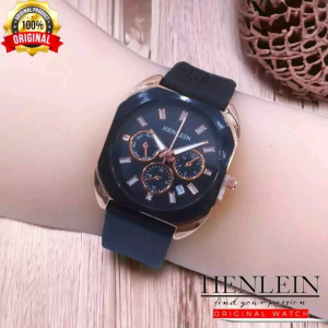 PROMO JAM TANGAN WANITA TALI KARET RUBBER ANALOG TANGGAL AKTIF FASHION TERLARIS FREE BOX DAN BATERAI